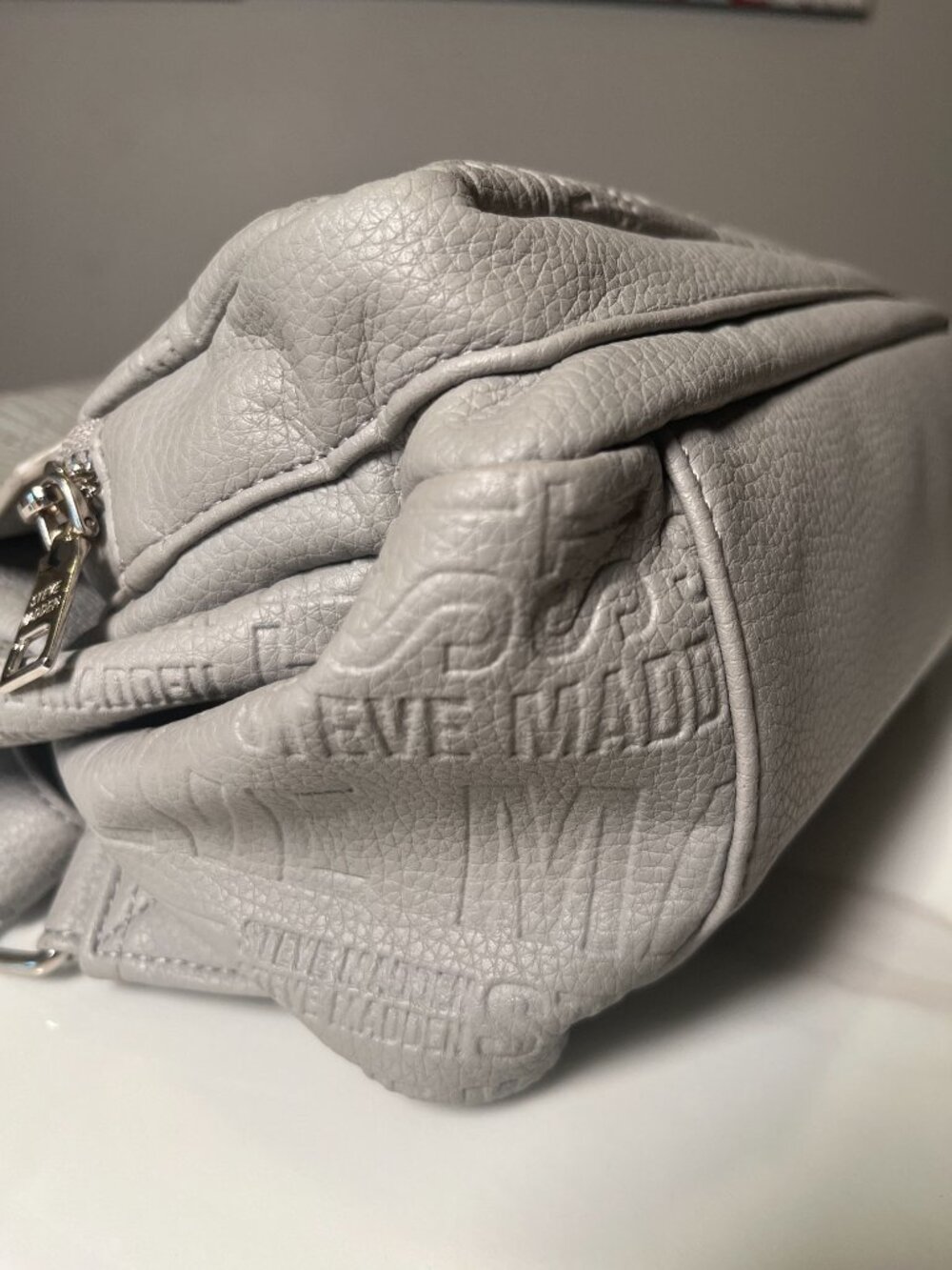 Steve Madden Embossed Logo Backpack Purse – NWOT - Picture 8 of 11